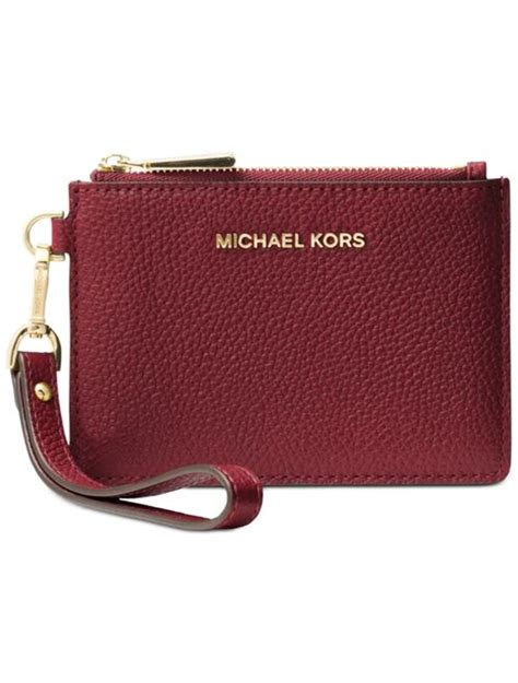 michael kors pebbled leather coin purse|mk crossbody with coin purse.